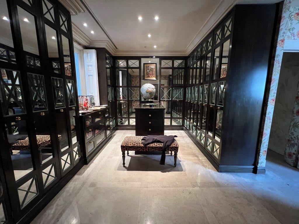 Whimsical penthouse in representative building